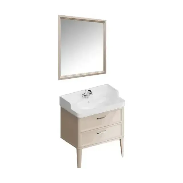 Комплект мебели Kerama Marazzi Pompei 80 камео бежевый глянец, 2 ящика