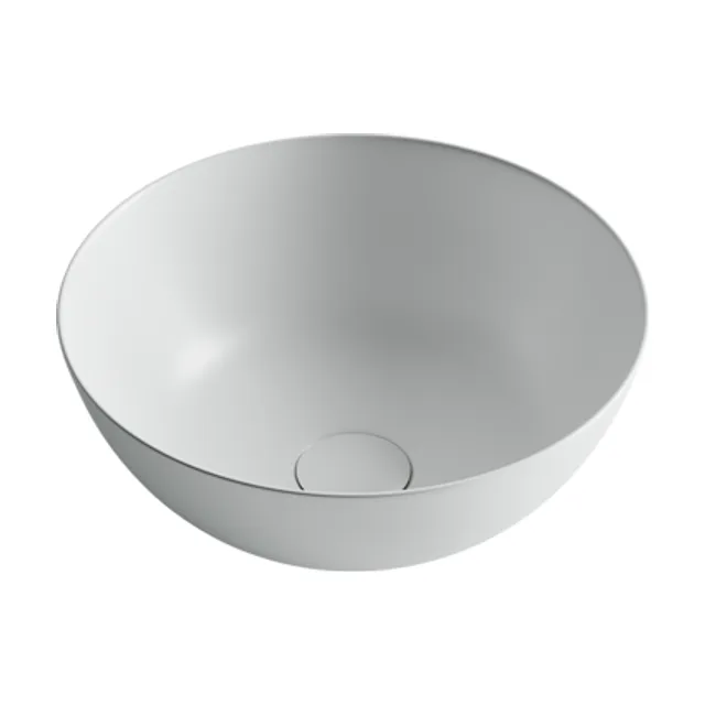 Раковина из сантехнического фарфора Ceramica Nova Элемент (Element) 36 см CN6003 накладная цвет белый матовый
