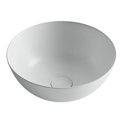 Раковина из сантехнического фарфора Ceramica Nova Элемент (Element) 36 см CN6003 накладная цвет белый матовый