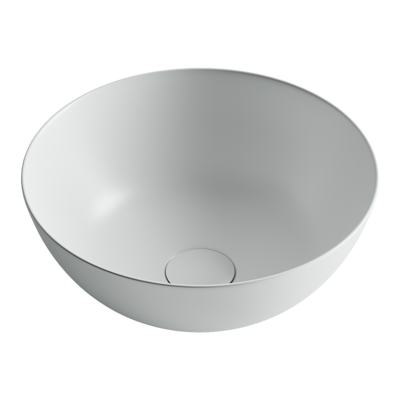 Раковина из сантехнического фарфора Ceramica Nova Элемент (Element) 36 см CN6003 накладная цвет белый матовый