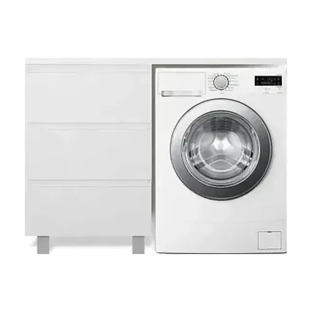 Тумба с раковиной Эстет Dallas Luxe 150 L напольная 3 ящика белая ФР-00009683