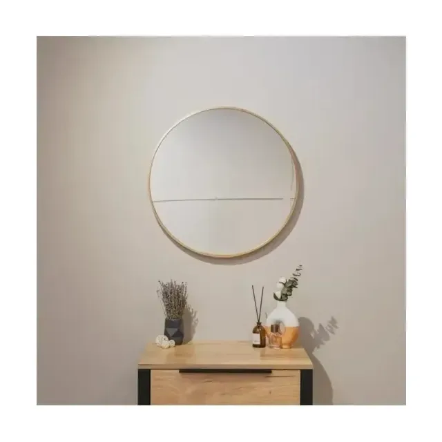 Зеркало Silver Mirrors Selena 60 брашированное золото