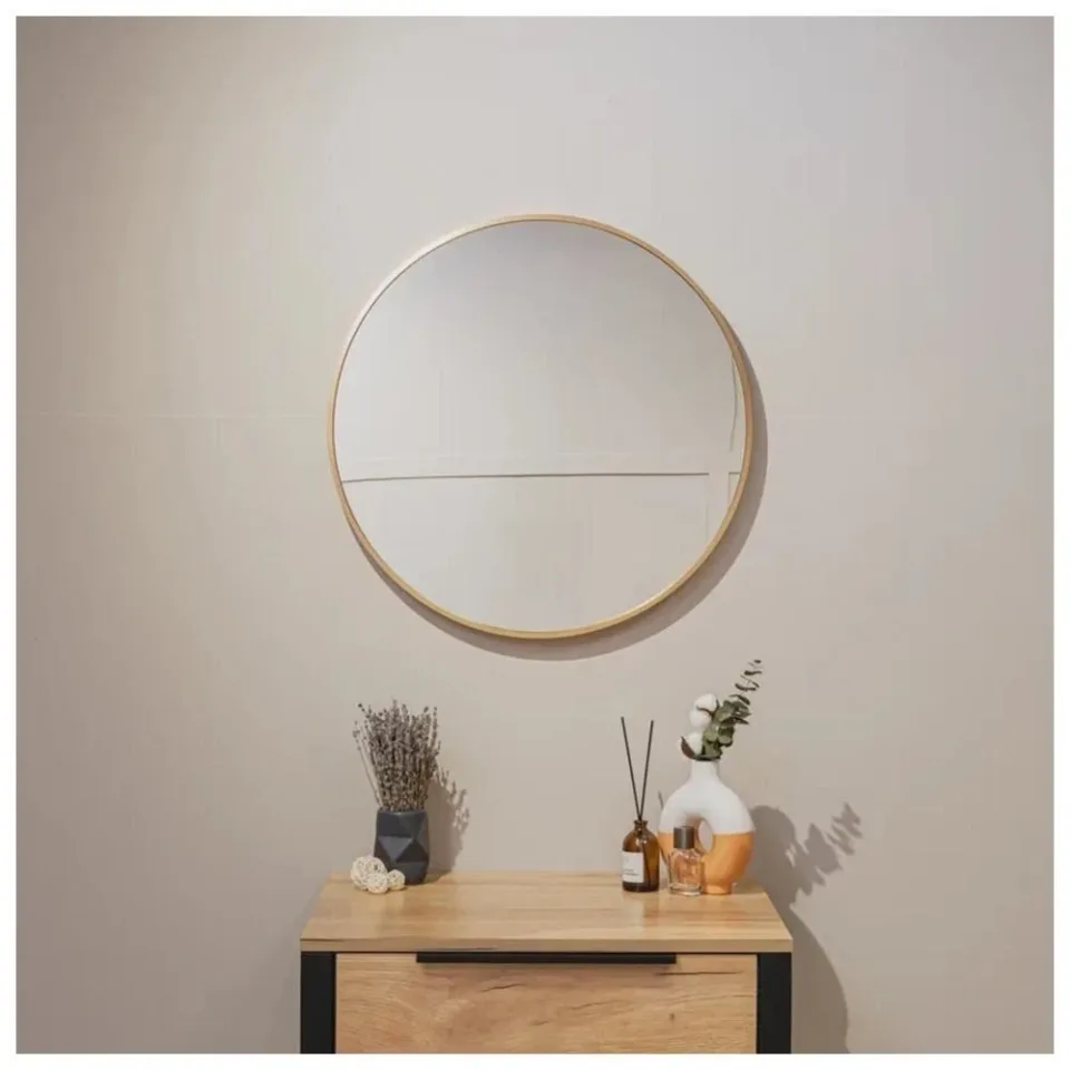 Зеркало Silver Mirrors Selena 60 брашированное золото