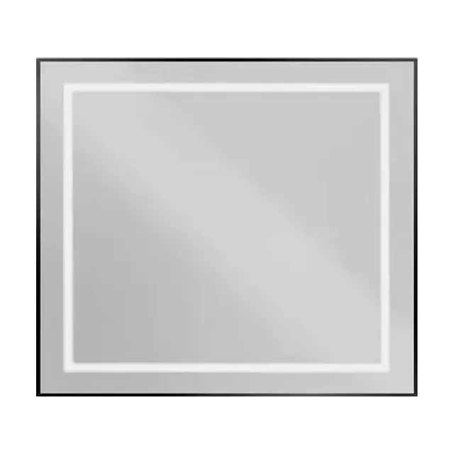Зеркало BelBagno Крафт (Kraft) SPC-KRAFT-900-800-SENS-NERO 90*80 черное с Led-подсветкой