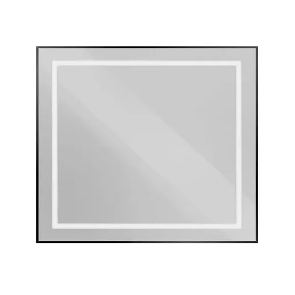 Зеркало BelBagno Крафт (Kraft) SPC-KRAFT-900-800-SENS-NERO 90*80 черное с Led-подсветкой