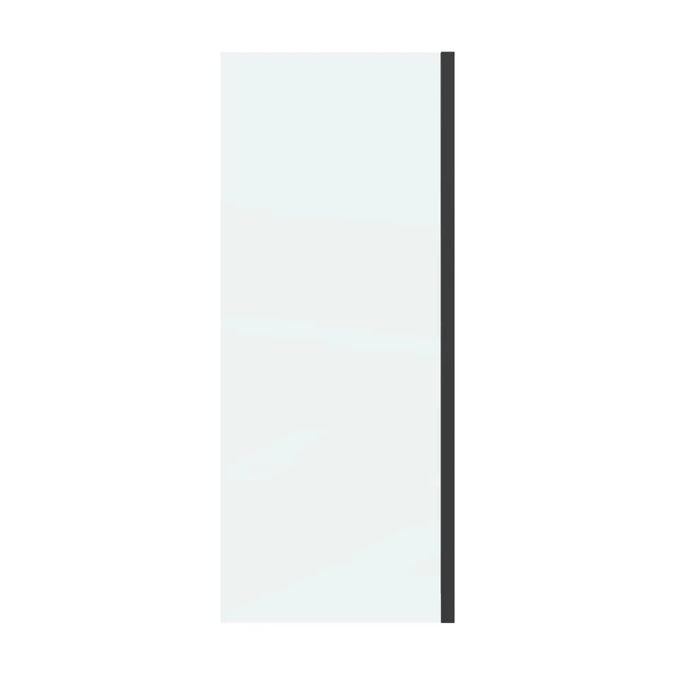 Боковая стенка Grossman Classic 200.K33.04.90.21.00 (90х195) черный матовый,стекло прозрачное, 1 место