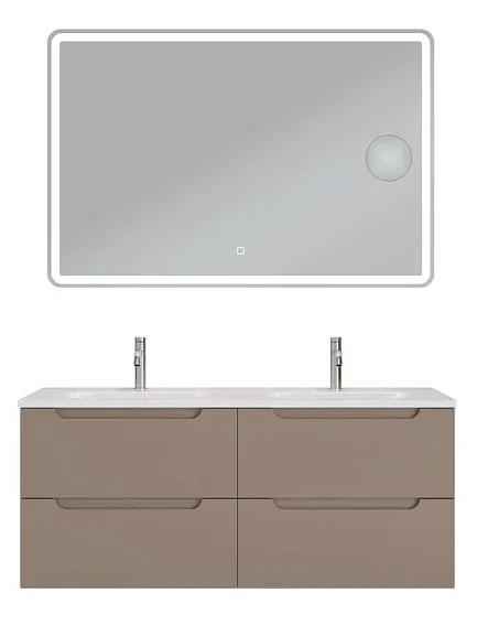 Комплект мебели BelBagno Этна (Etna) 120 бежевый матовый (раковина BB-8099-120-2)