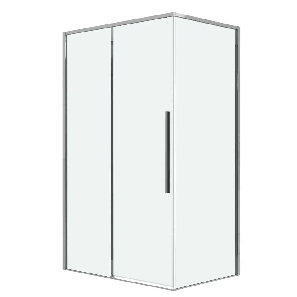 Душевое ограждение Grossman Galaxy 100.K33.01.110.10.00-200.K33.01.90.10.00 (110х90х195) раздвижная,хром,стекло прозрачное,2 места