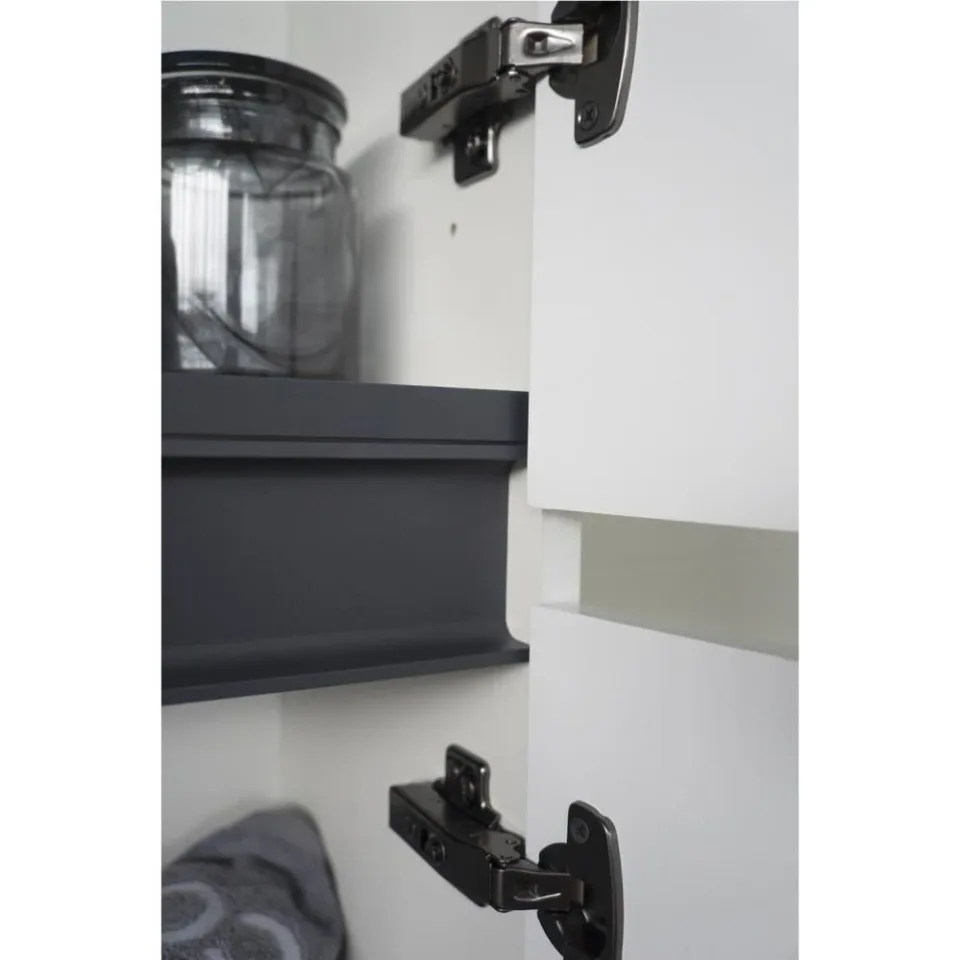 Шкаф-колонна Comforty Лозанна 40П белый глянец
