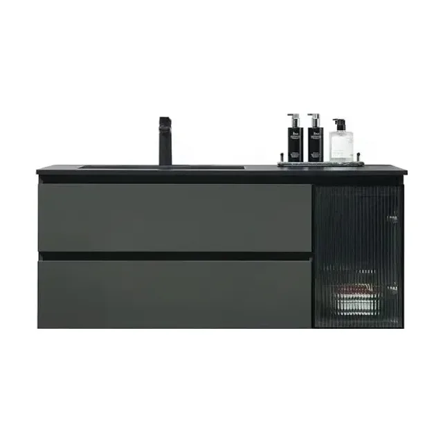 Тумба с раковиной Orans BC-2055-1200L темно-серая