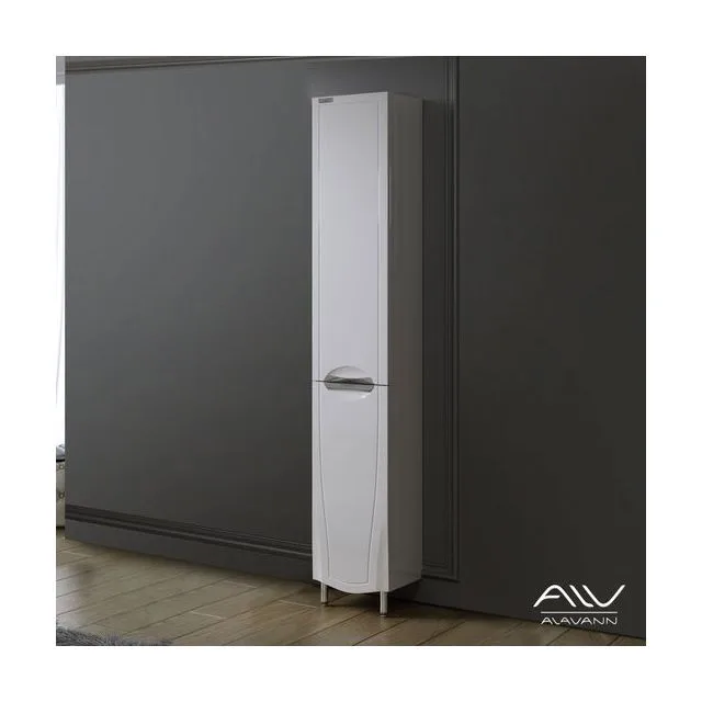 Шкаф-пенал Alavann Monaco 30 ЛП-1607-0300-01 белый напольный