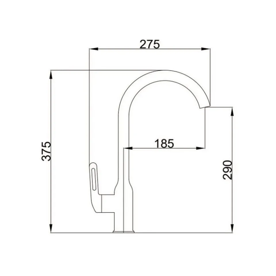 Смеситель Haiba HB70825-8 для кухни белый матовый