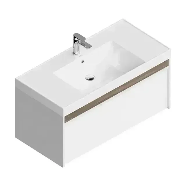 Тумба с раковиной Kerama Marazzi Modula 100 белый глянец