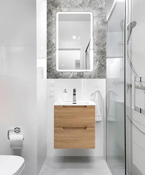 Комплект мебели BelBagno Этна (Etna) 50 белый дуб