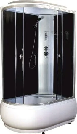 Душевая кабина AQUAPULSE 4006C 120х80х220см. grey black (в/п), угол правый.