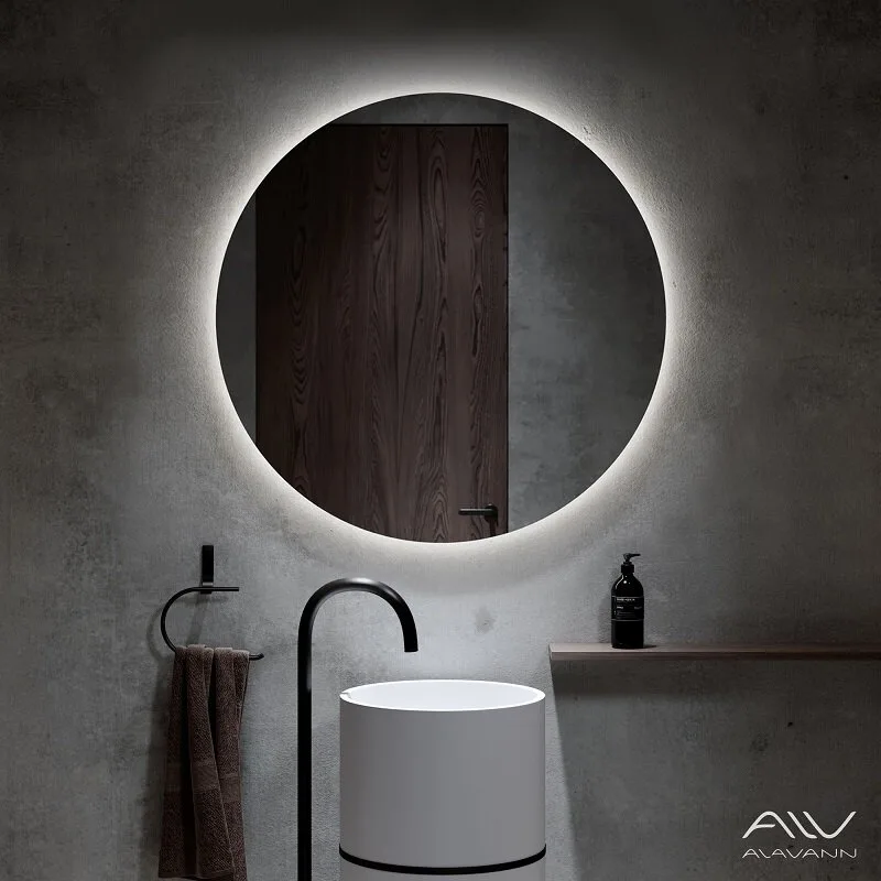 Зеркало с подсветкой Alavann Rondo 100 ALV0111002 с антизапотевателем