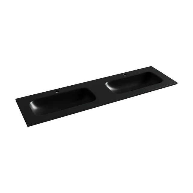Раковина из сантехнического фарфора Ceramica Nova Грация (Grace) 161 см CN7023MB накладная цвет черный матовый
