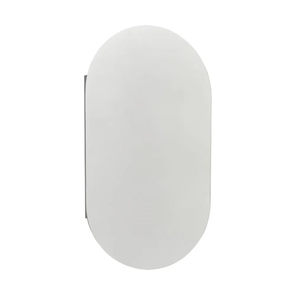 Зеркало-шкаф Aquaton Оливия 50*90 белый глянец R