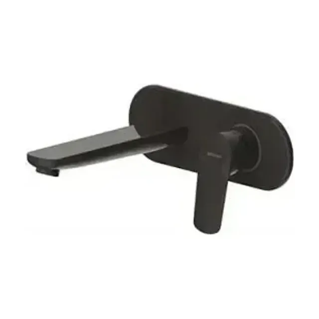 Смеситель Bravat Rhein (P8429564BW-ENG+D968K-ENG) для раковины скрытый монтаж черный матовый (комплект)