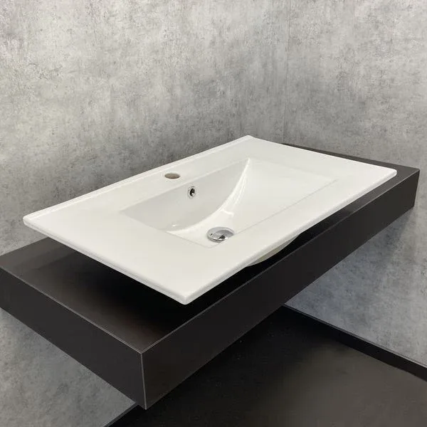 Встраиваемая раковина Comforty 75E 75,5*46,5 белая