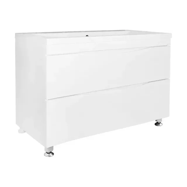 Комплект Azario Тумба Эстима 100/2Н напольная с раковиной Астория 100 CS00094590