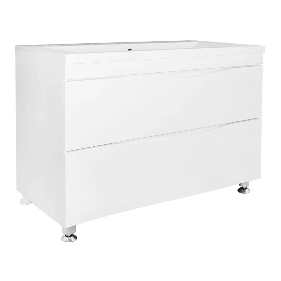 Комплект Azario Тумба Эстима 100/2Н напольная с раковиной Астория 100 CS00094590