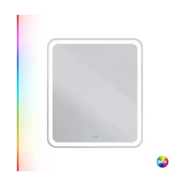 Зеркало Cezares Мультиколор (Multicolore) CZR-SPC-MC-700-800-RGB-TCH 70*80 со встроенной разноцветной подсветкой RGB