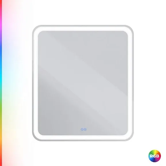 Зеркало Cezares Мультиколор (Multicolore) CZR-SPC-MC-700-800-RGB-TCH 70*80 со встроенной разноцветной подсветкой RGB