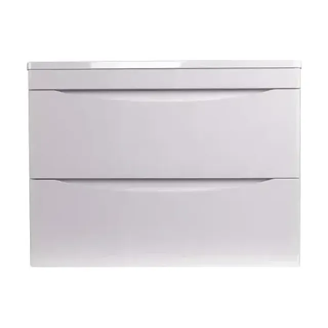 Тумба с раковиной Style Line Бергамо мини 70 антискрейч белая матовая подвесная