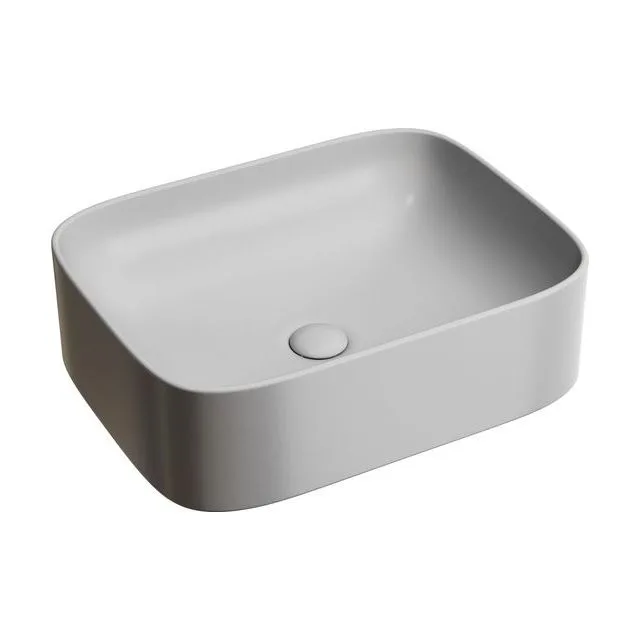 Раковина из сантехнического фарфора Ceramica Nova Элемент (Element) 51 см CN6052MSG накладная цвет серый матовый