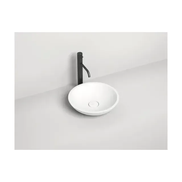 Накладная раковина Salini Callista 05 S-Stone 36,5*36,5 внешняя сторона цветная матовая (по RAL)