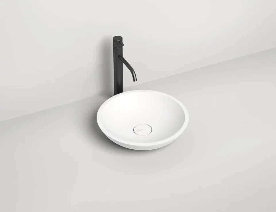 Накладная раковина Salini Callista 05 S-Sense 36,5*36,5 белый глянец