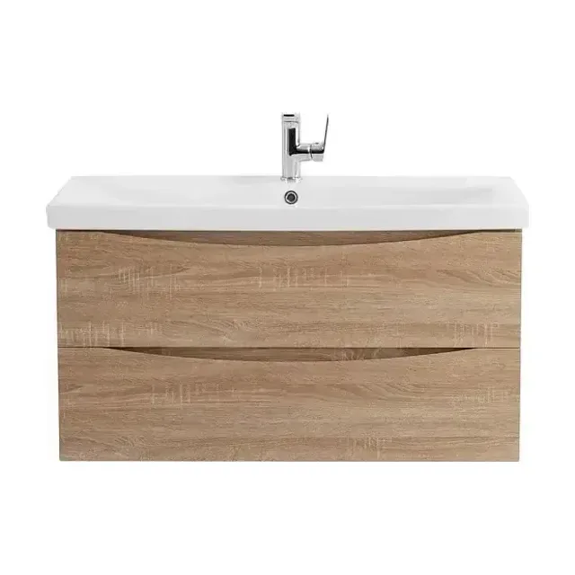 Тумба с раковиной BelBagno Marino-Cer 100 белый дуб