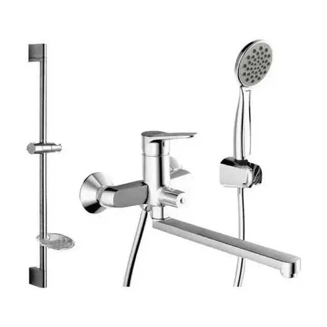 Комплект для ванной комнаты Bravat Eco F00408C/00414С 2в1