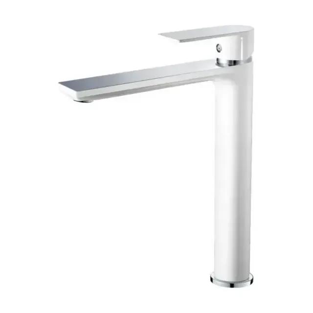 Смеситель Haiba HB11505-8 для раковины белый/хром