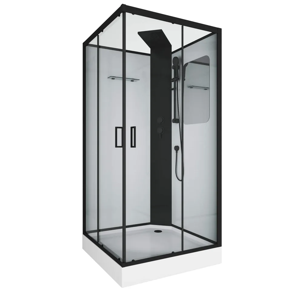 Душевая кабина Grossman Elegans GR250Q (100х100х217) дверь раздвижная,5 мест