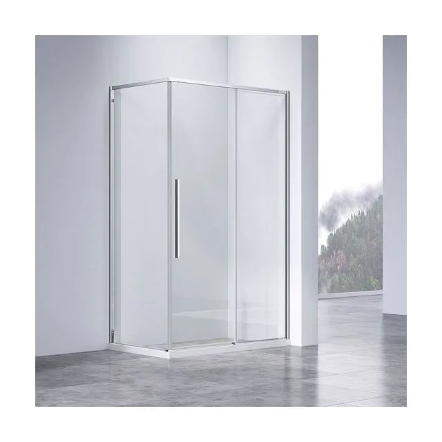 Душевой уголок Vincea Слим-Н (Slim-N) VSR-4SN8013CL 130х80 стекло прозрачное 6 мм профиль хром без поддона