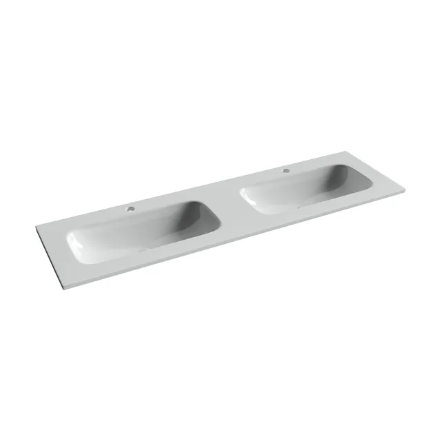 Раковина из сантехнического фарфора Ceramica Nova Грация (Grace) 161 см CN7023 накладная цвет белый