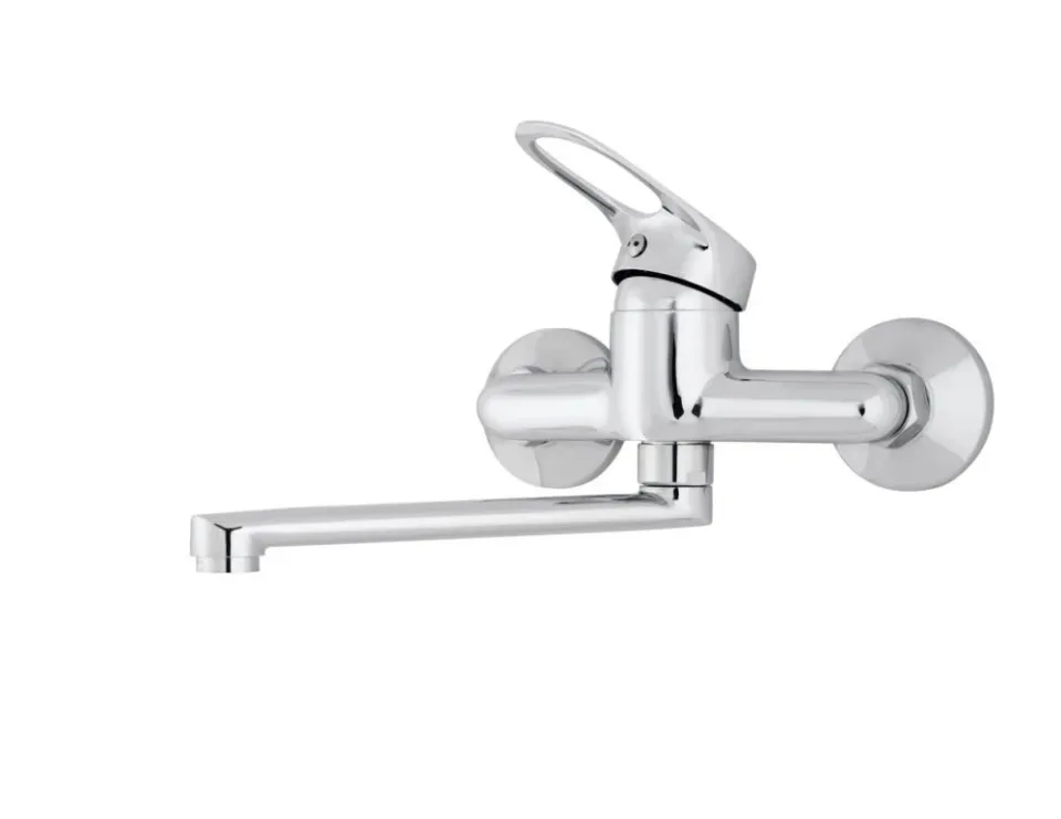 Смеситель Rusant RK302056-0 для кухни настенный хром