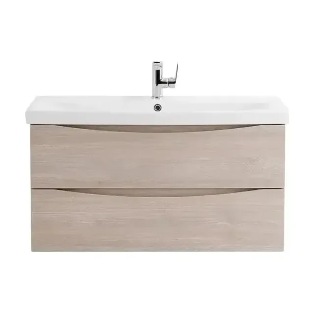 Тумба с раковиной BelBagno Marino-Cer 100 дуб серый