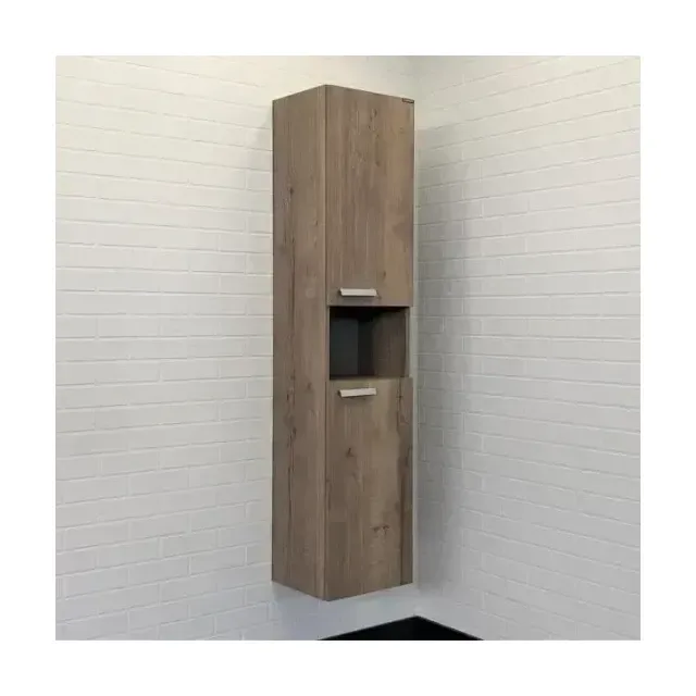 Шкаф-колонна Comforty Никосия 35 дуб темный L/R
