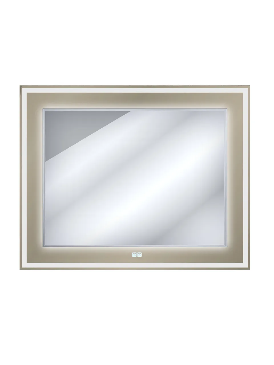 Зеркало со встроенной и контурной подсветками CEZARES CZR-SPC-SLIDER-1200-800-LED-TCH-GR