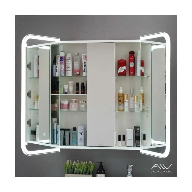 Зеркальный шкаф-трюмо Cosmetic Light 80 с подсветкой Alavann ALV1042001