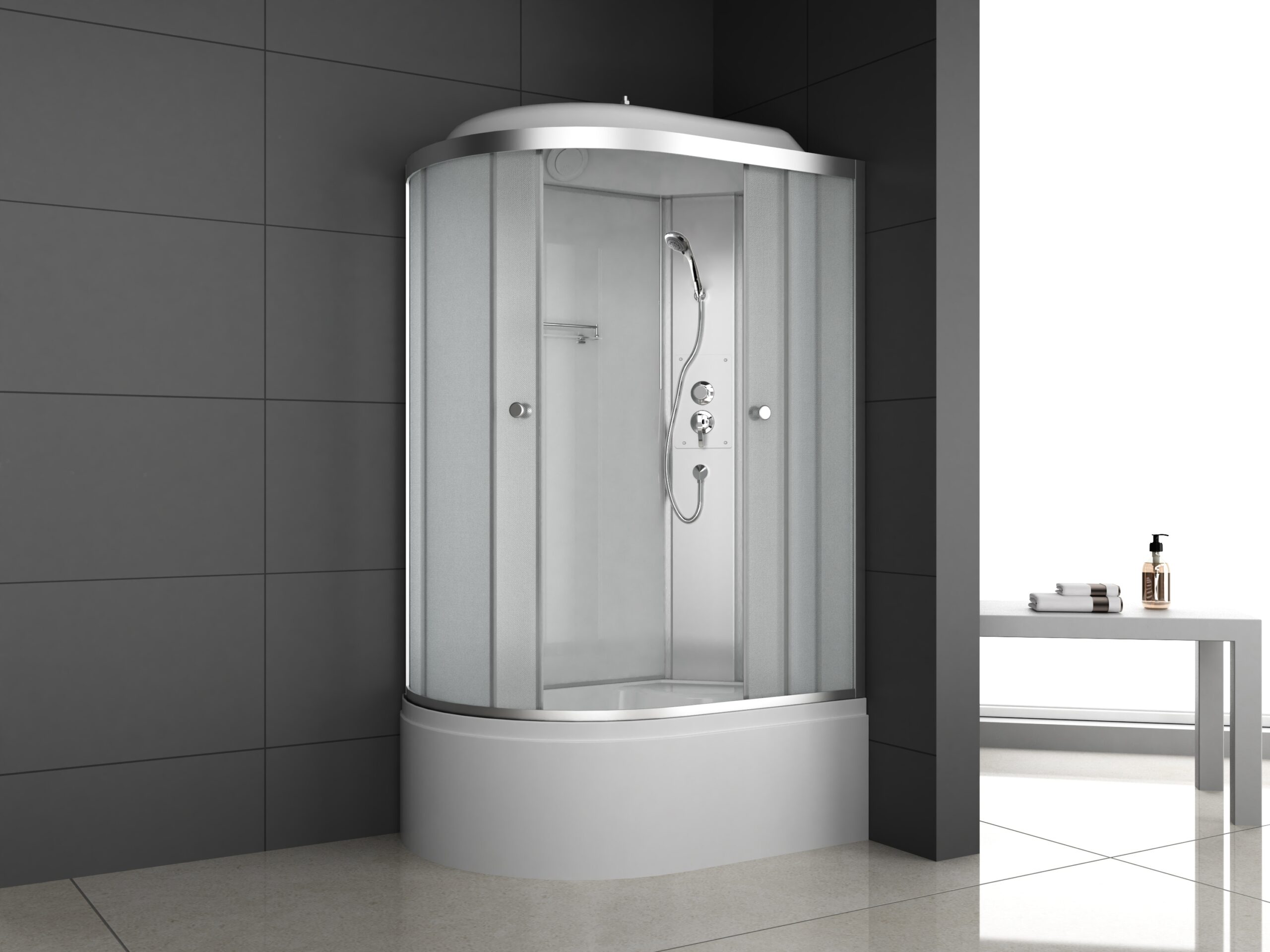 Душевая кабина ODA-8406 м/с L/R 120 x 80 x 215, исполнение R (R)