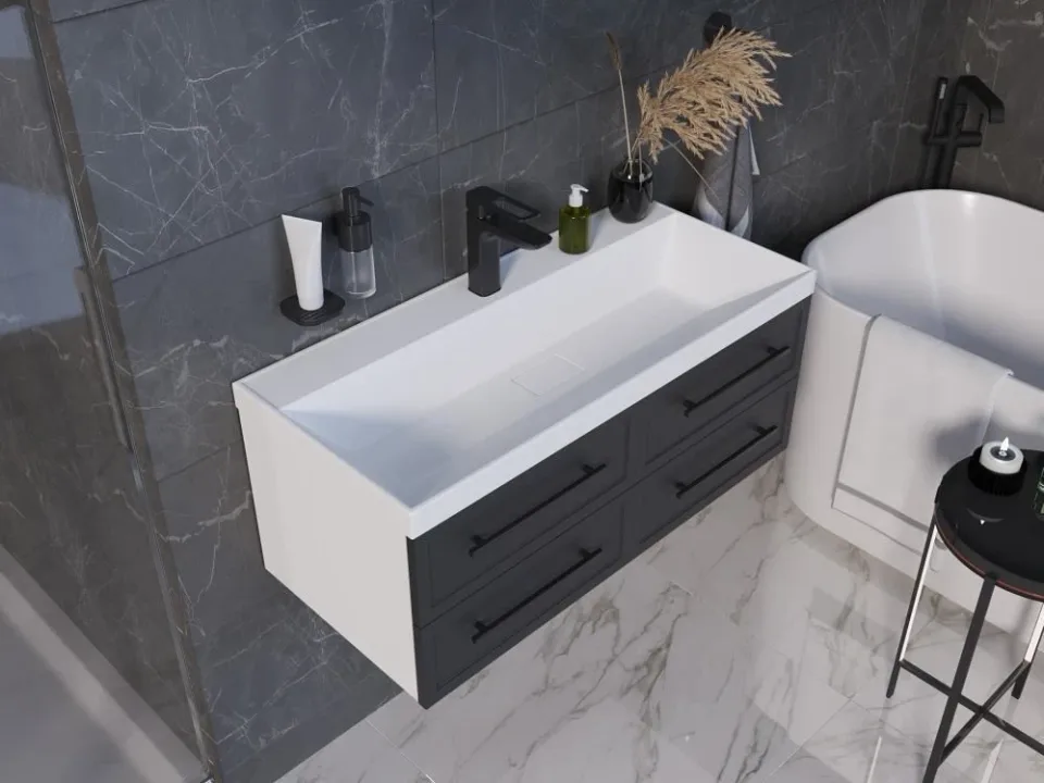 Встраиваемая раковина Madera Classica Slim 80*36