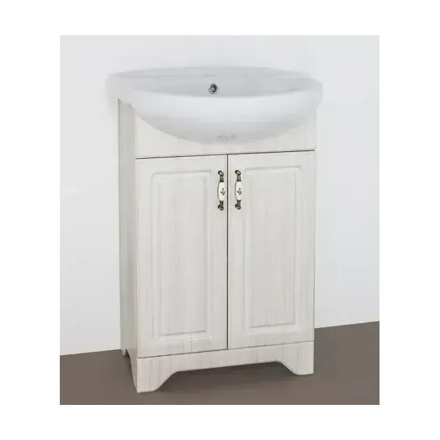 Тумба с раковиной Style Line Олеандр-2 55 пастель