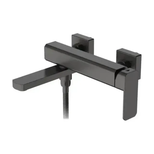Смеситель Haiba HB62833-3 для ванны и душа оружейная сталь