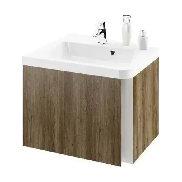 Тумба с раковиной Ravak 10° 55 темный орех L