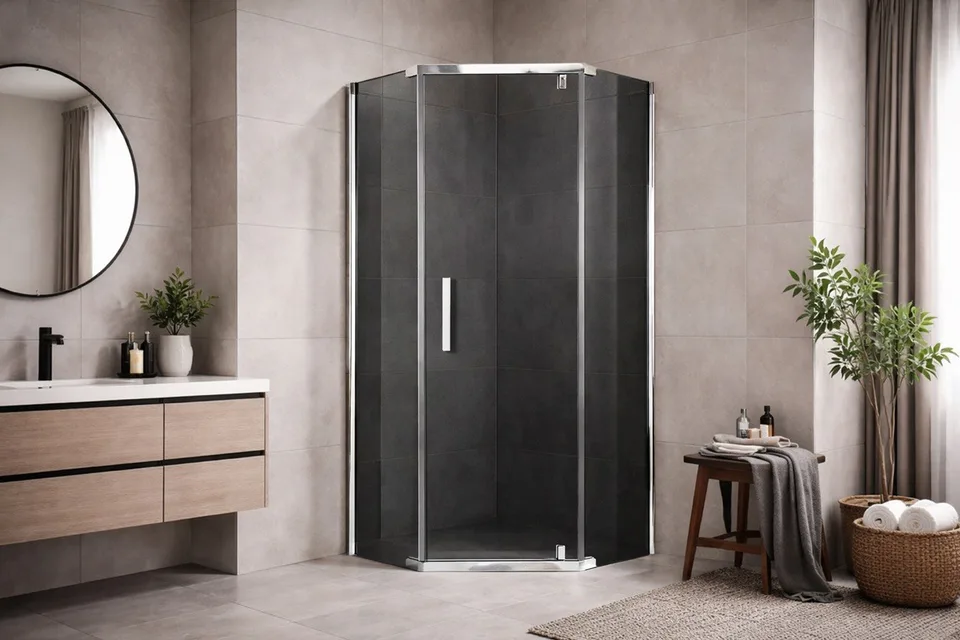 Душевой уголок RB 100TR-G 100х100х200 (тонированное)