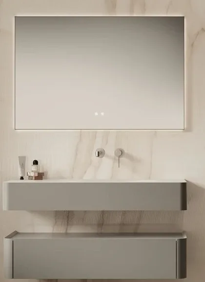 Комплект мебели Vincea Каприз (Caprise) 120 светло-серый матовый